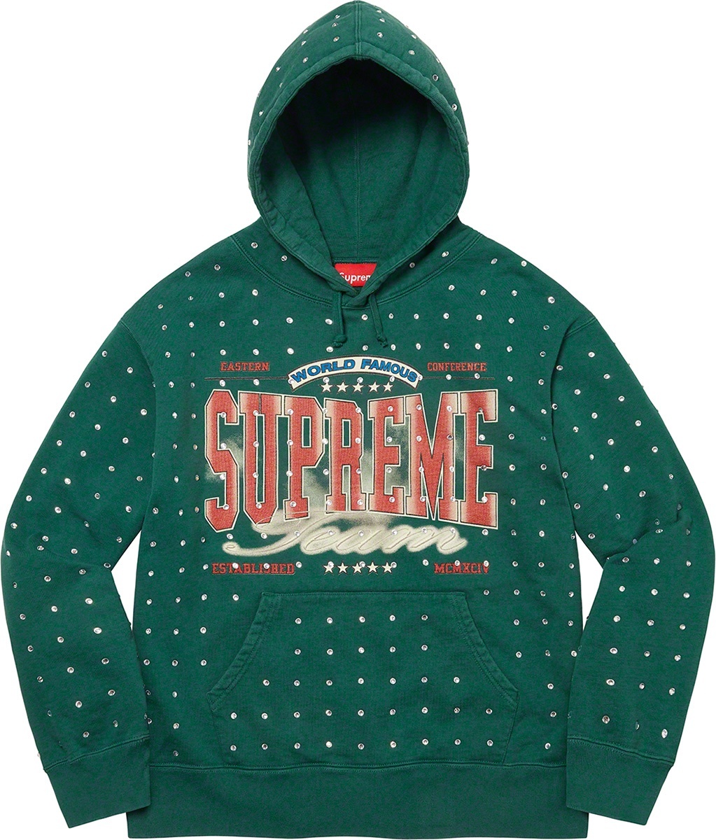 Rhinestone Hooded Sweatshirt view 5